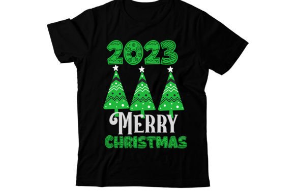 2023 Merry Christmas SVG Cut File for T-Shirt Designs