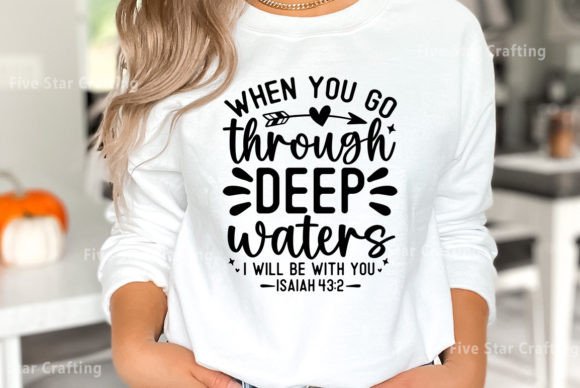 Faith Inspirational Quote SVG Design for Graphics and T-Shirt Designs