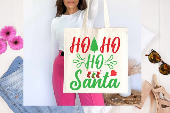 Ho Ho Ho Santa SVG Cut File for T-Shirt Designs and Graphics