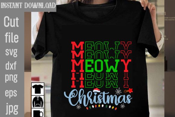Meowy Christmas SVG Cut File Review