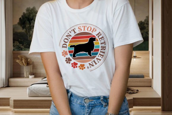 Retriever Dog Quote SVG Design for Graphics and T-Shirt Designs
