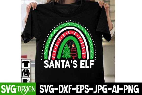 Santa’s ELF SVG Cut File for Graphics and T-Shirt Designs