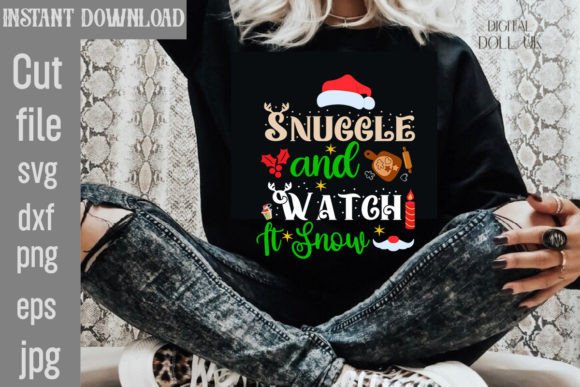 Snuggle and Watch It Snow SVG Cut File Review